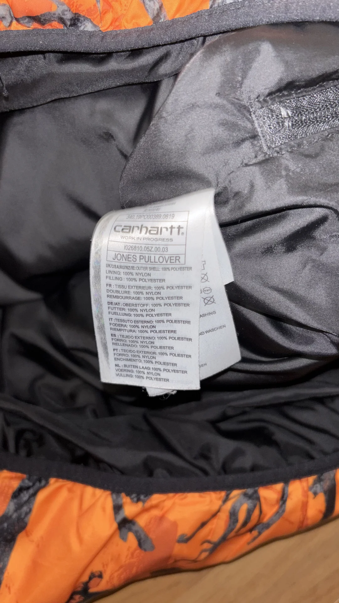 пуховик Carhartt оригинал - миниатюра 3