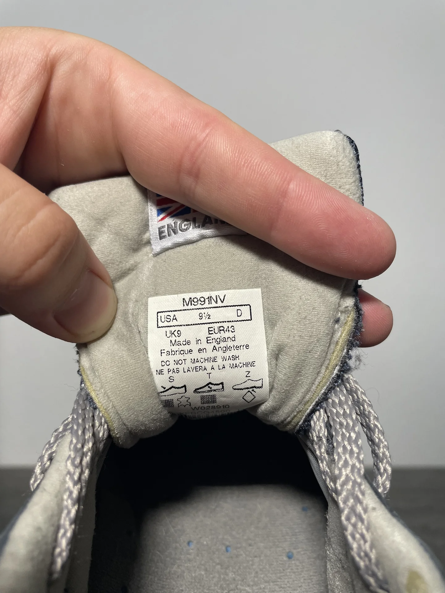 Мужские кроссовки New Balance 991 Made In England - миниатюра 9