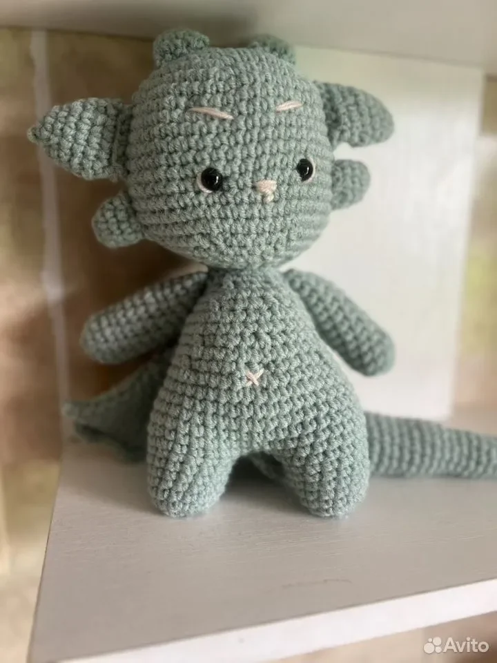Вязаная игрушка дракончик - изображение 1