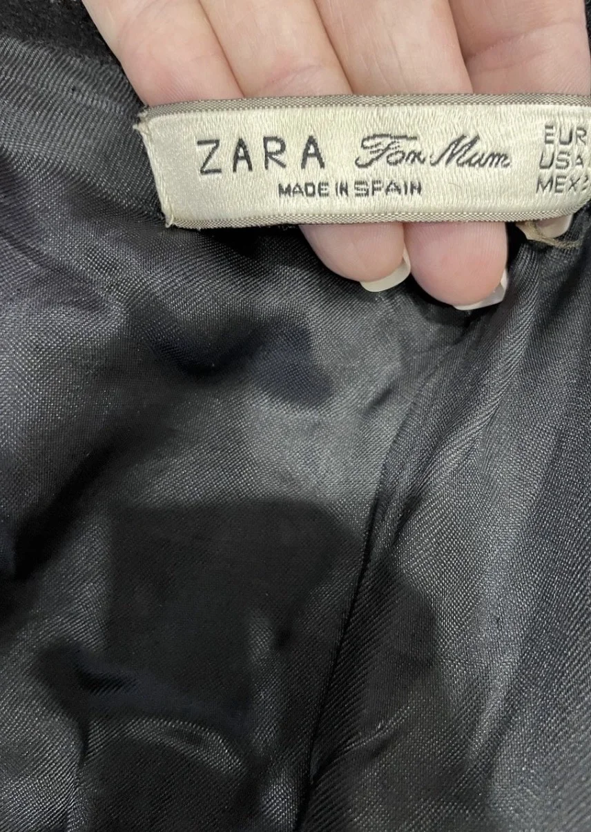 Пальто Zara 100% шерсть - миниатюра 2
