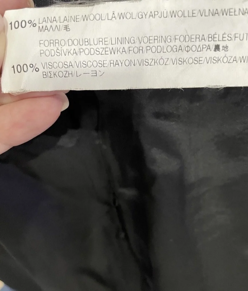 Пальто Zara 100% шерсть - миниатюра 3