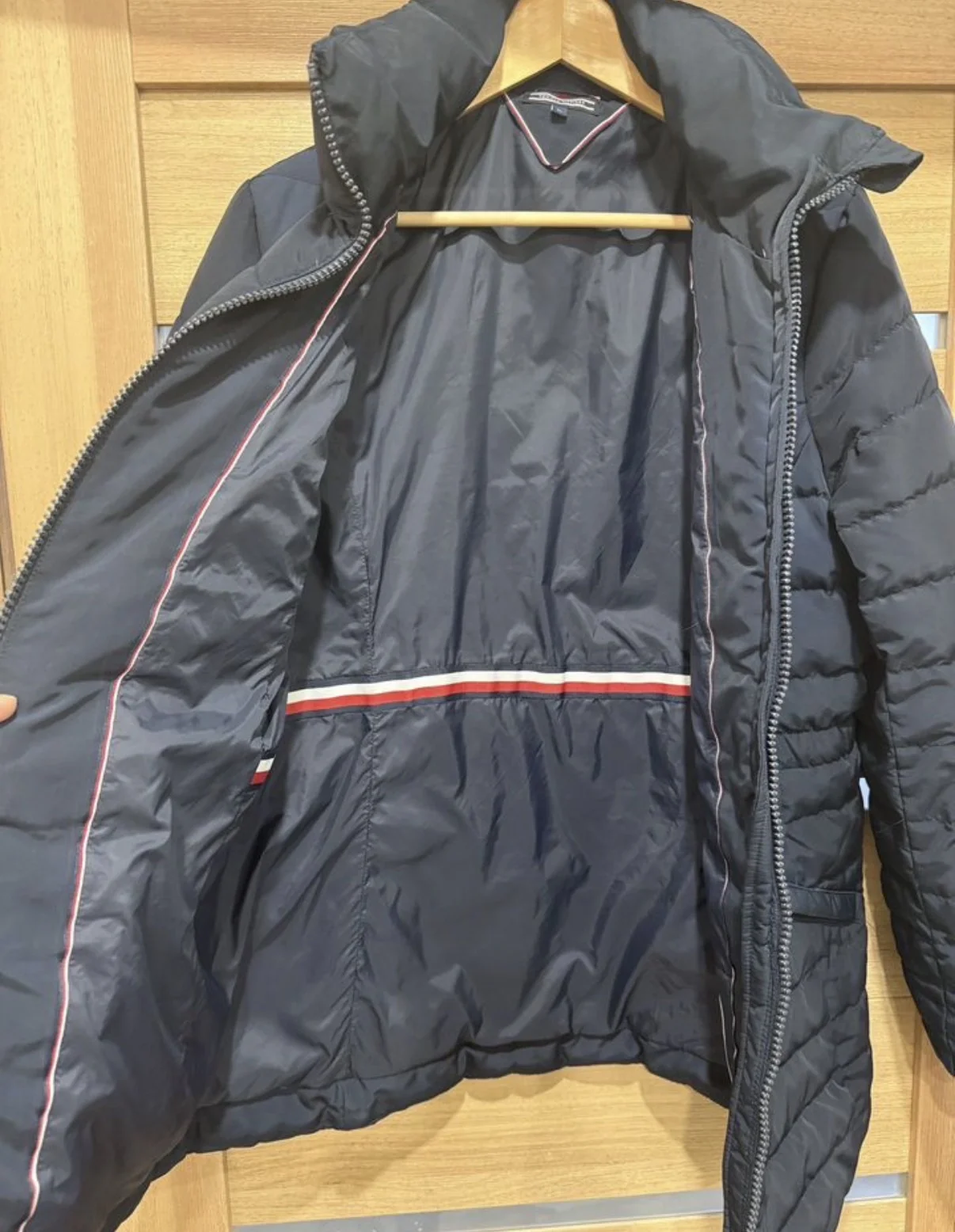 Пуховик Tommy Hilfiger оригинал натуральнвй пух XL - миниатюра 4