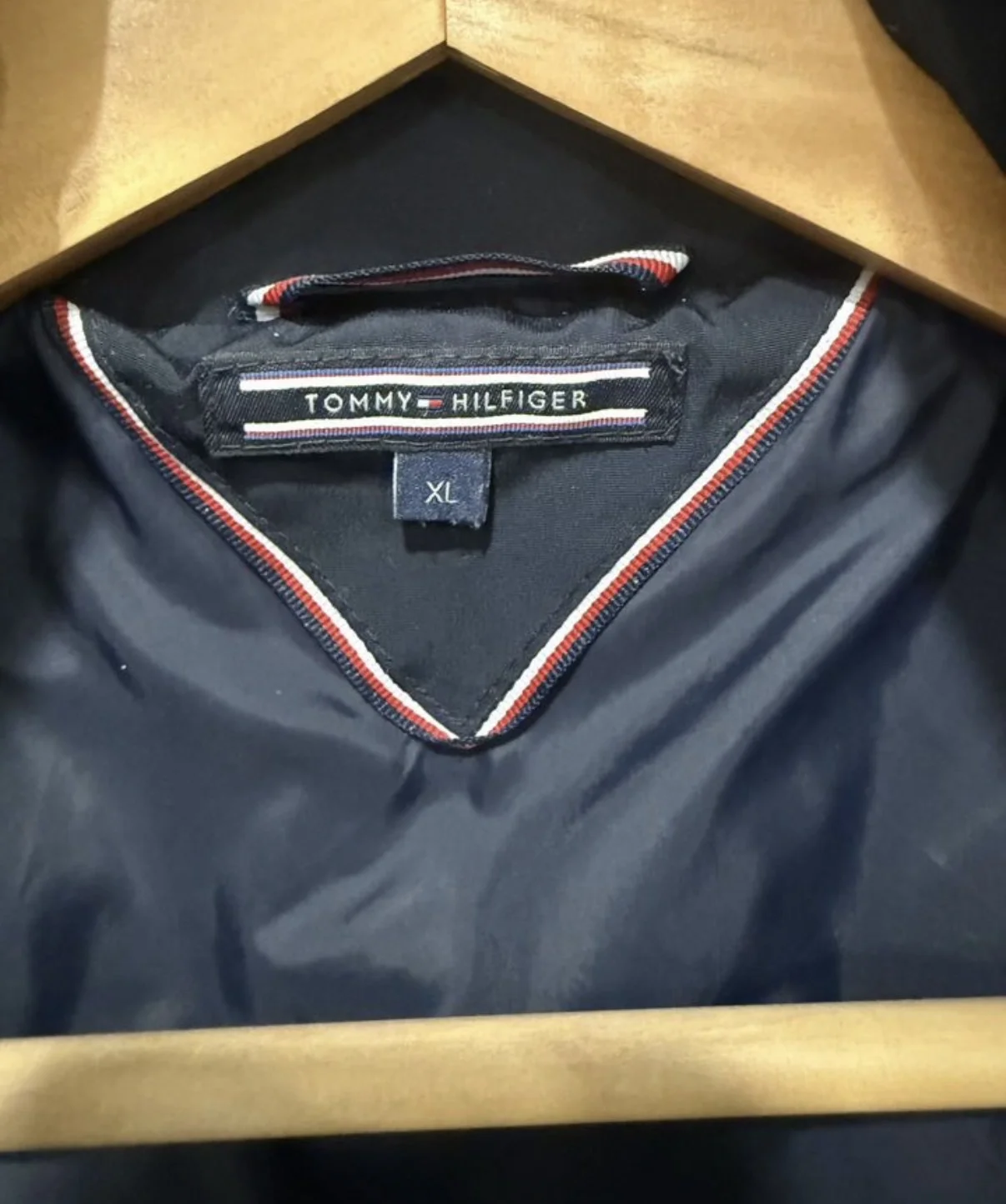 Пуховик Tommy Hilfiger оригинал натуральнвй пух XL - миниатюра 5