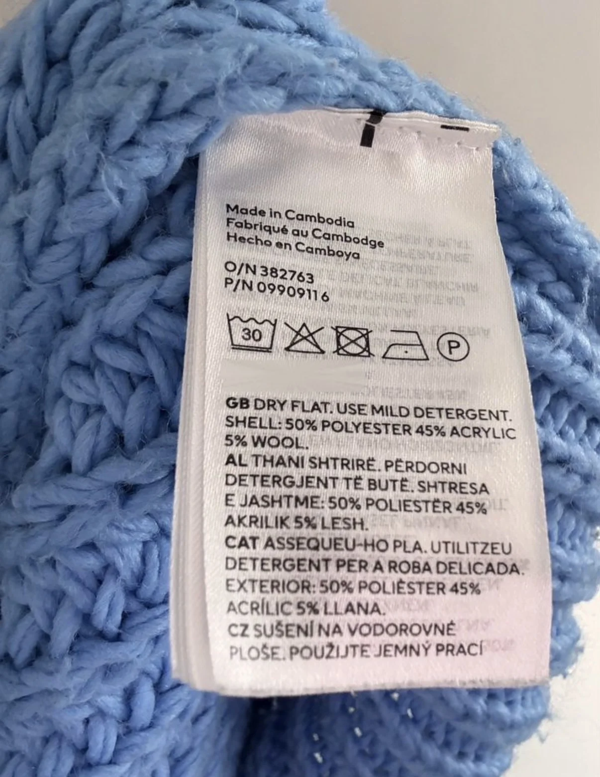 Обьемный свитер H&M шерсть S - миниатюра 4
