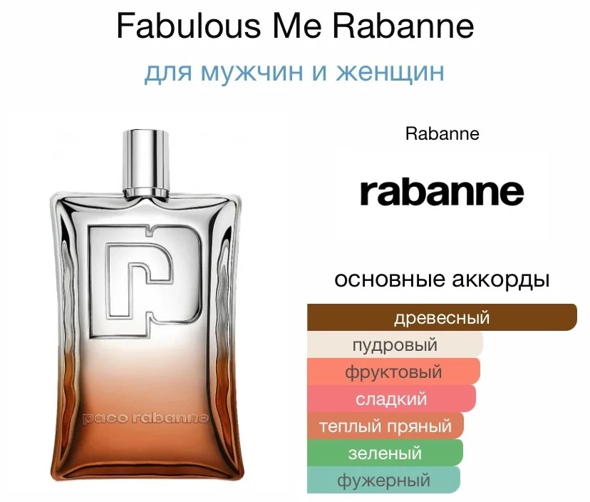 Туалетная вода PACO RABANNE - FABULOUS ME - миниатюра 2