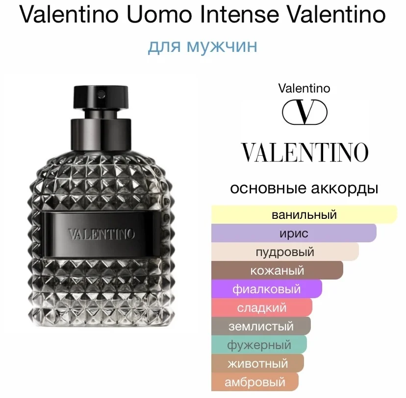 Туалетная вода VALENTINO - UOMO INTENSE - миниатюра 2