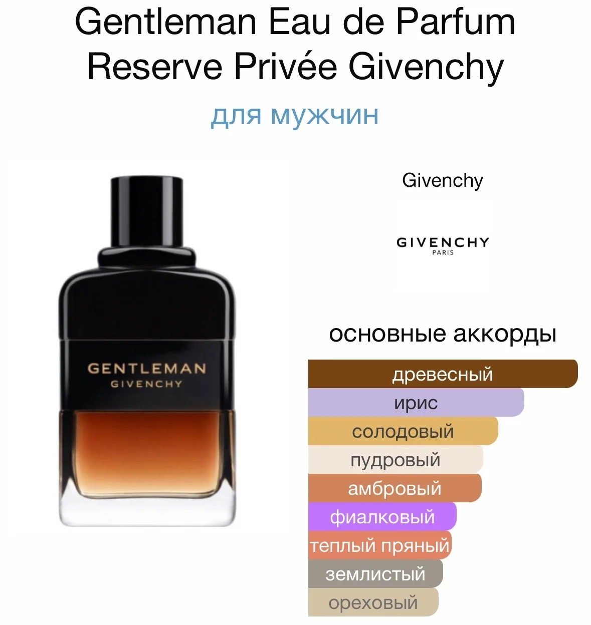 Парфюмерная вода GIVENCHY - GENTLEMAN EDP RESERVE - миниатюра 3