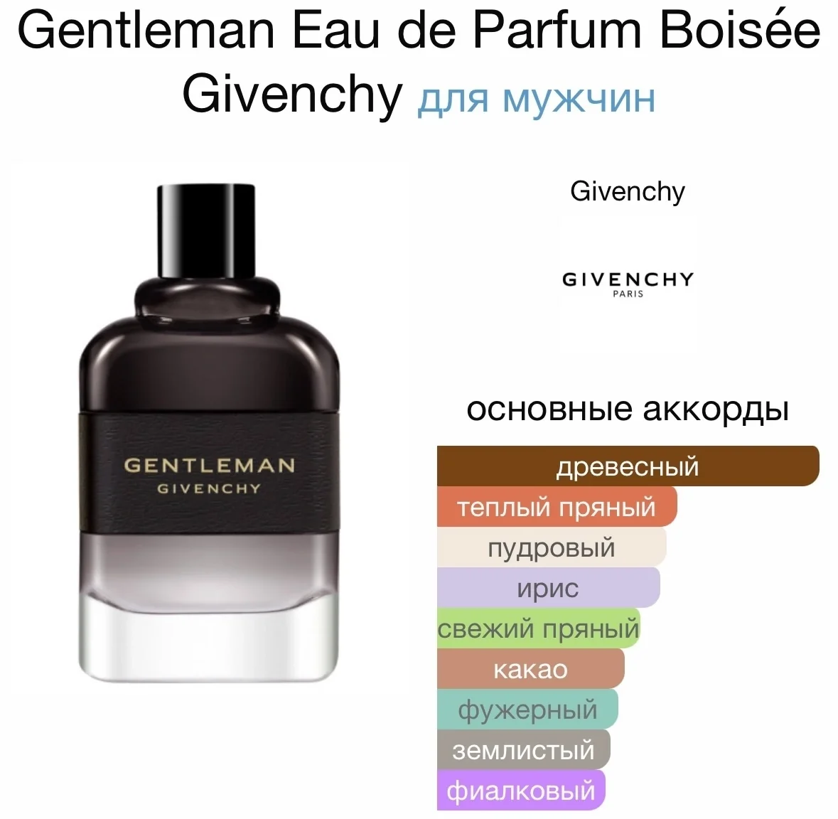 Парфюмерная вода GIVENCHY - GENTLEMAN EDP BOISEE - миниатюра 3