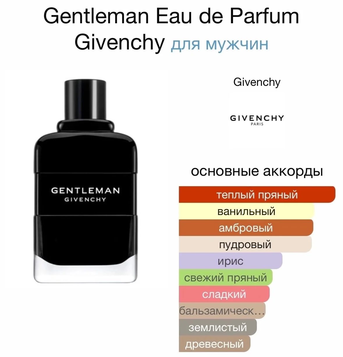 Парфюмерная вода GIVENCHY - GENTLEMAN EDP - миниатюра 3
