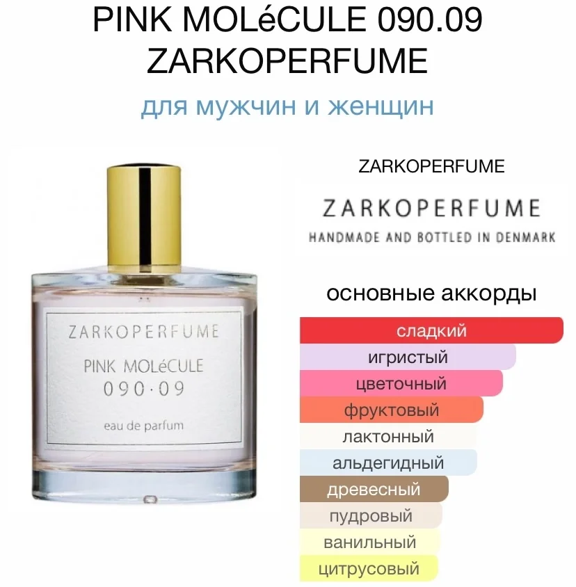 Туалетная вода ZARKOPERFUME - PINK MOLECULE 090.09 - миниатюра 2