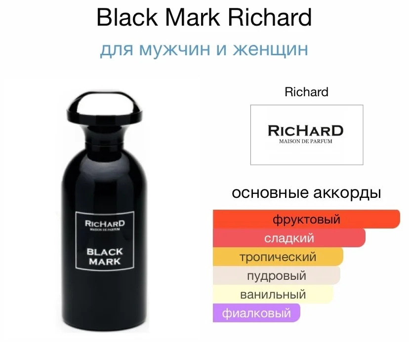 Туалетная вода RICHARD - BLACK MARK - миниатюра 2