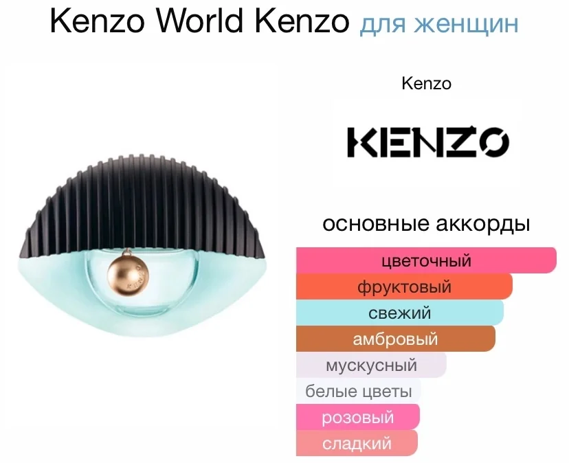 Туалетная вода KENZO - WORLD - миниатюра 2