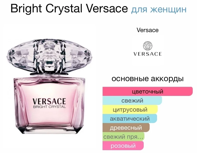 Туалетная вода VERSACE - BRIGHT CRYSTAL - миниатюра 2