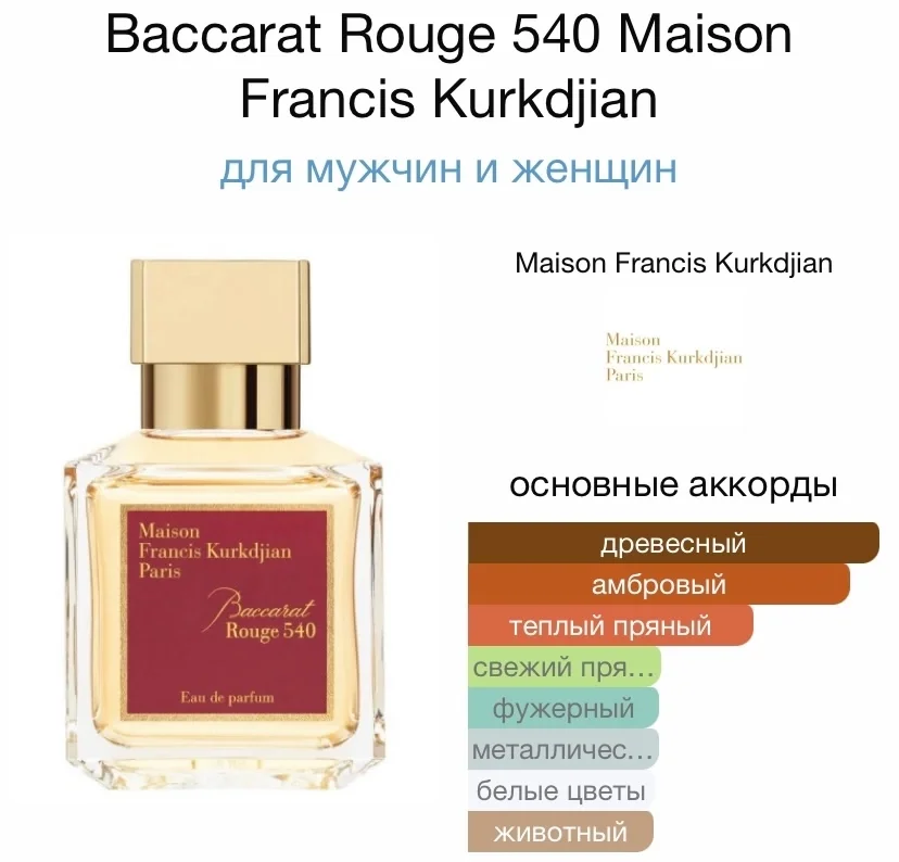 Туалетная вода MAISON FRANCIS KURKDJIAN - BACCARAT - миниатюра 2