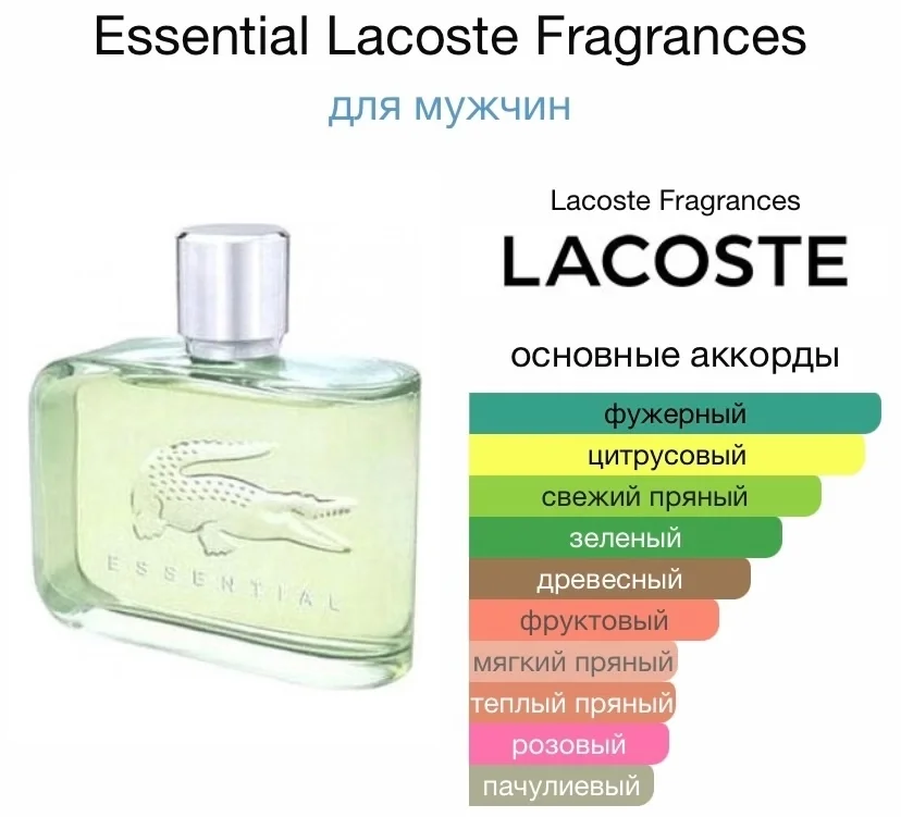 Туалетная вода LACOSTE - ESSENTIAL - миниатюра 2