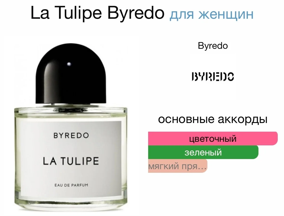 Автопарфюм BYREDO - LA TULIPE - миниатюра 3