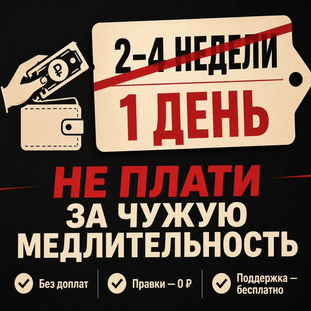 Сайт под ключ за 1 день - готовый к работе - миниатюра 4