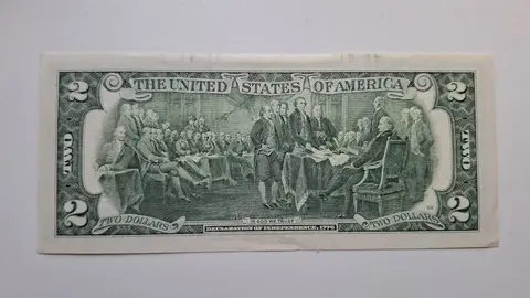 сша 2 доллара 2013 Декларация независимости