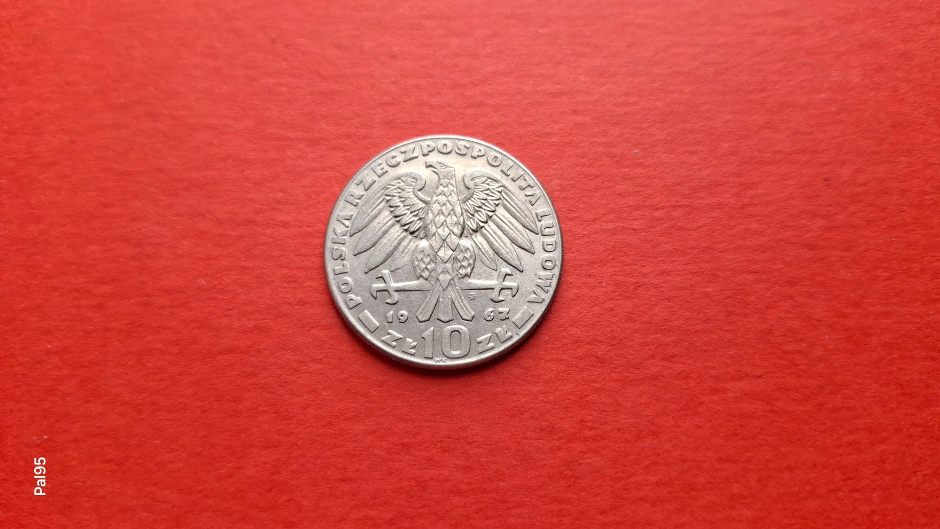Польша 10 злотых 1967 Генерал ПНР и СССР Кароль Сверчевский - миниатюра 2