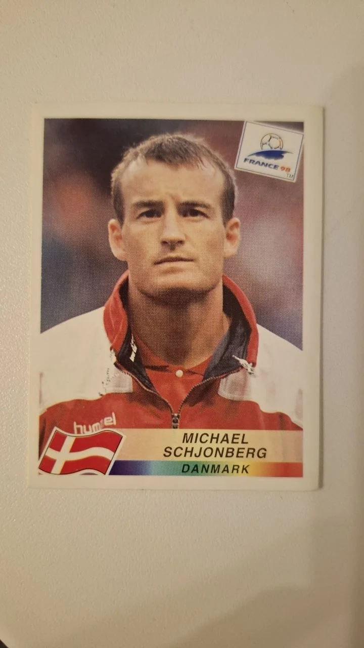 Наклейка Panini Франция Чемпионат Мира 1998 - Дания Sticker № 218