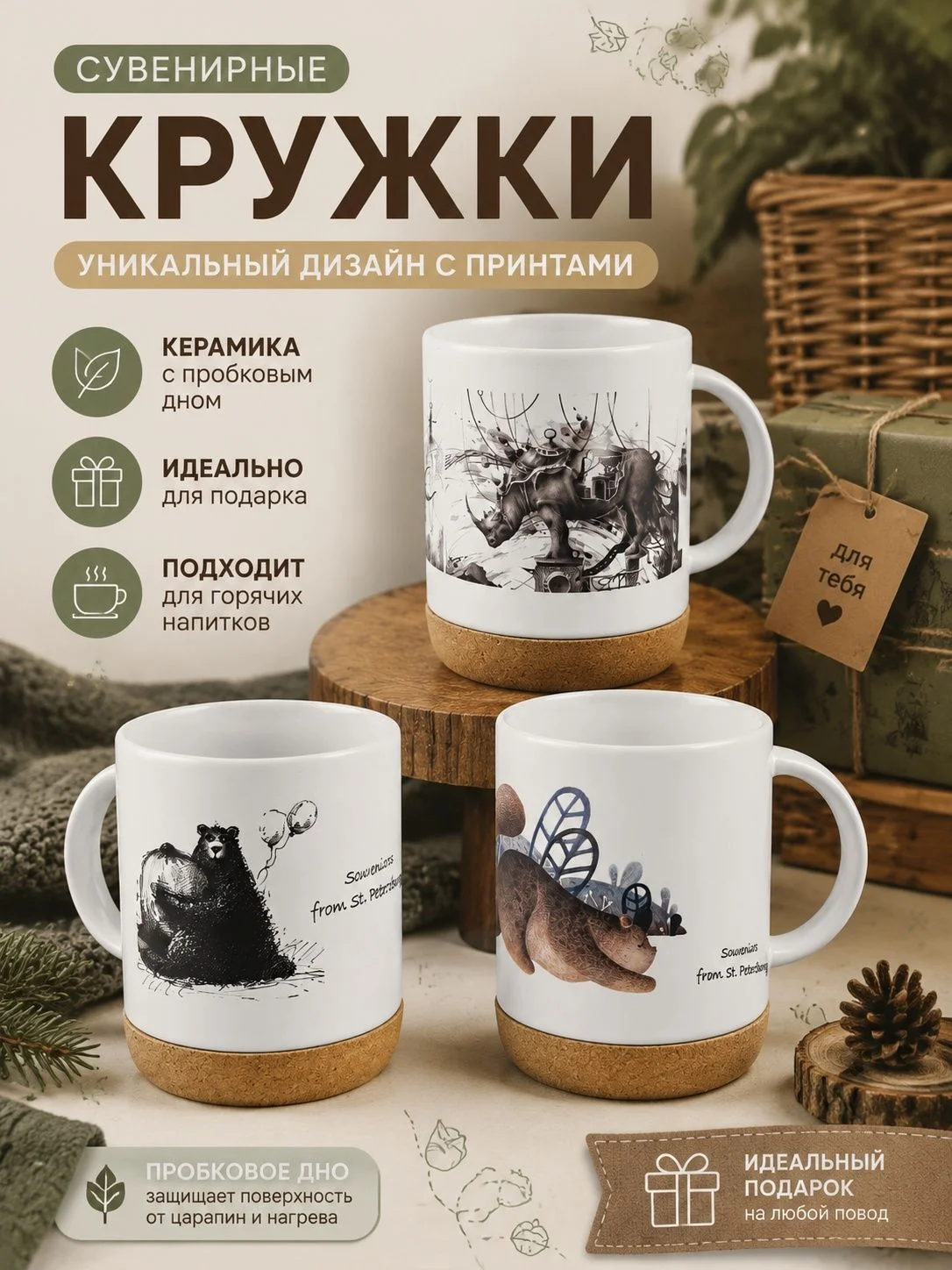 Печать на кружках/сувенирные кружки - миниатюра 2