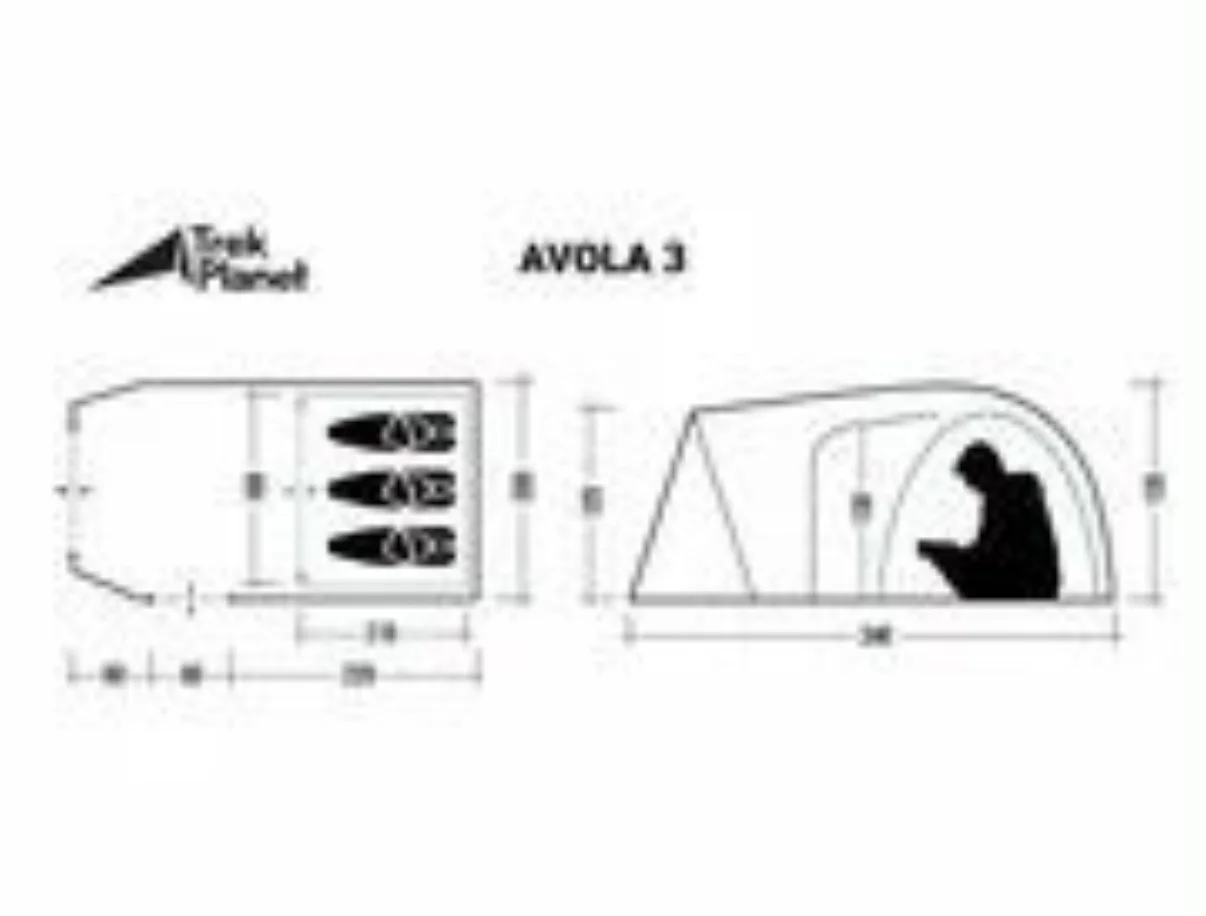 Палатка Trek Planet Avola3 - изображение 1