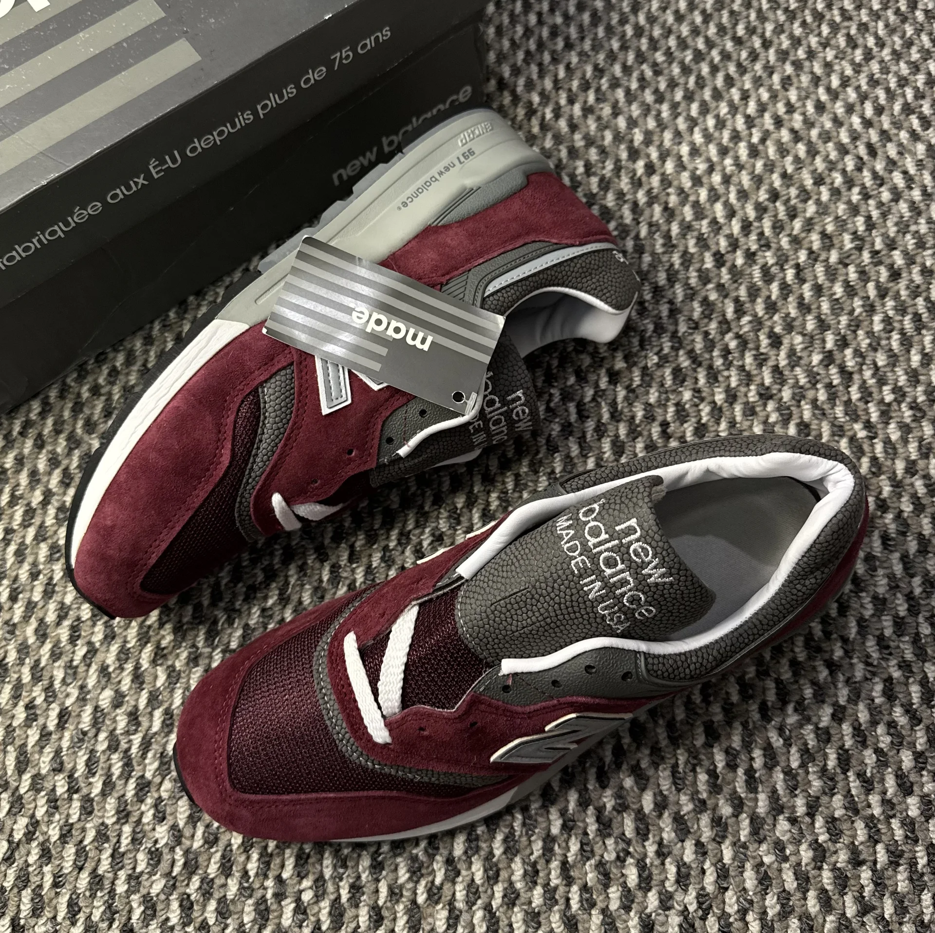 Кроссовки New Balance 997 made in USA оригинал - миниатюра 2