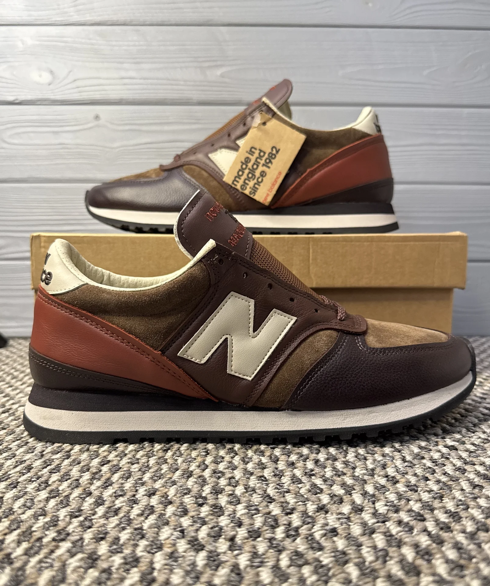Кроссовки New Balance 730 made in England оригинал - миниатюра 2