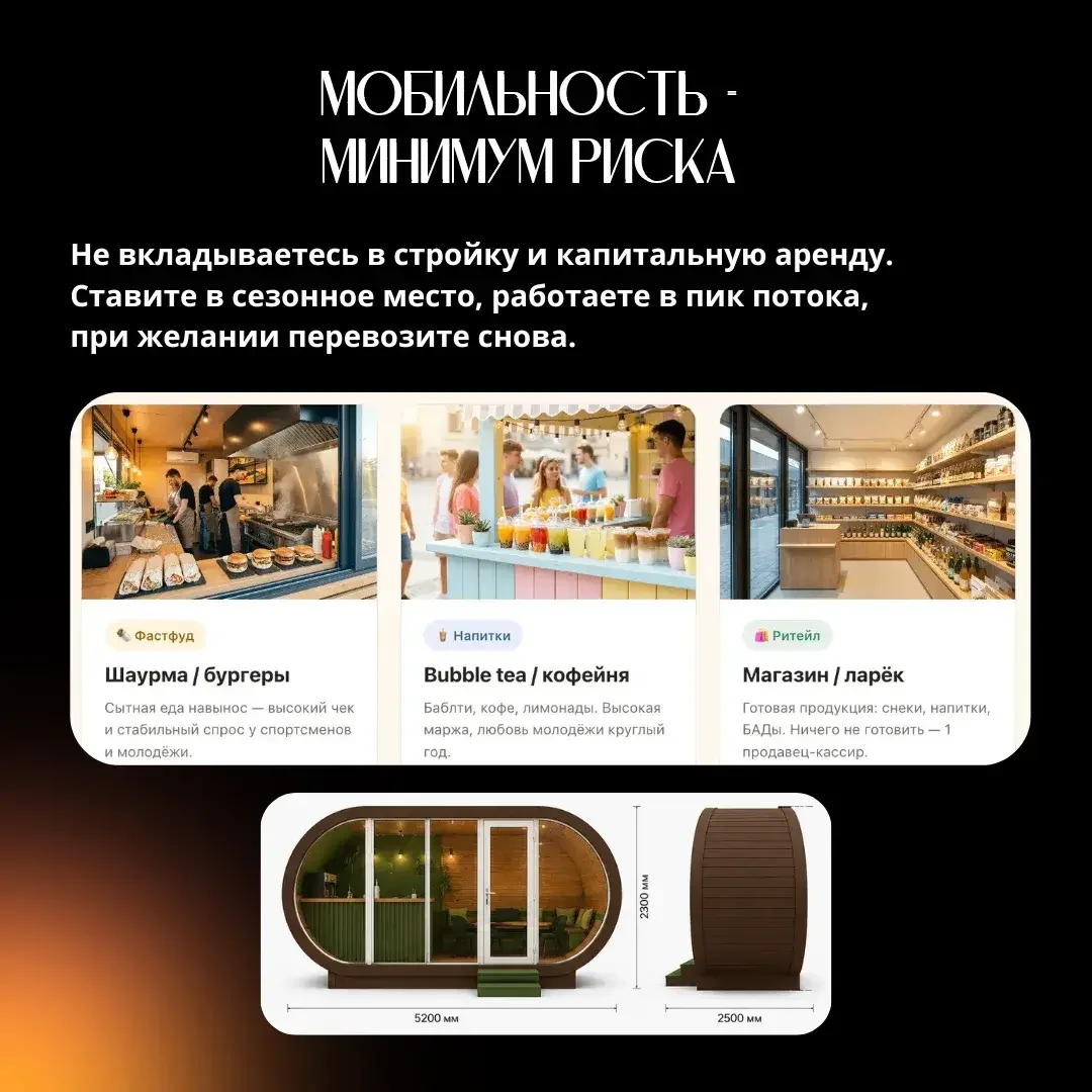 Павильон мобильный, кофейня - миниатюра 4
