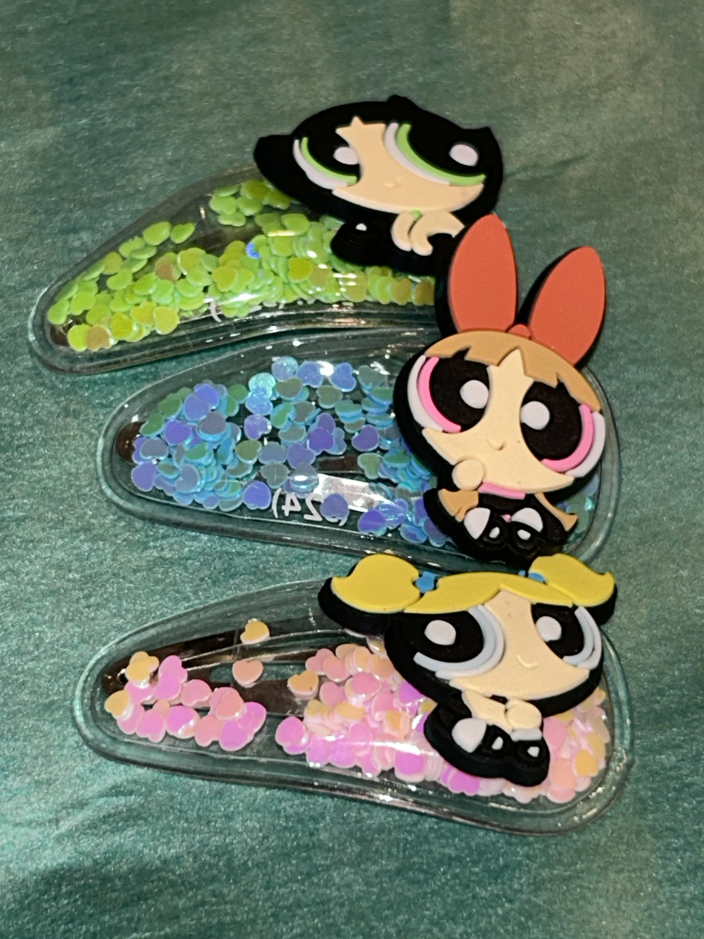 shein x powerpuff girls заколки - изображение 1