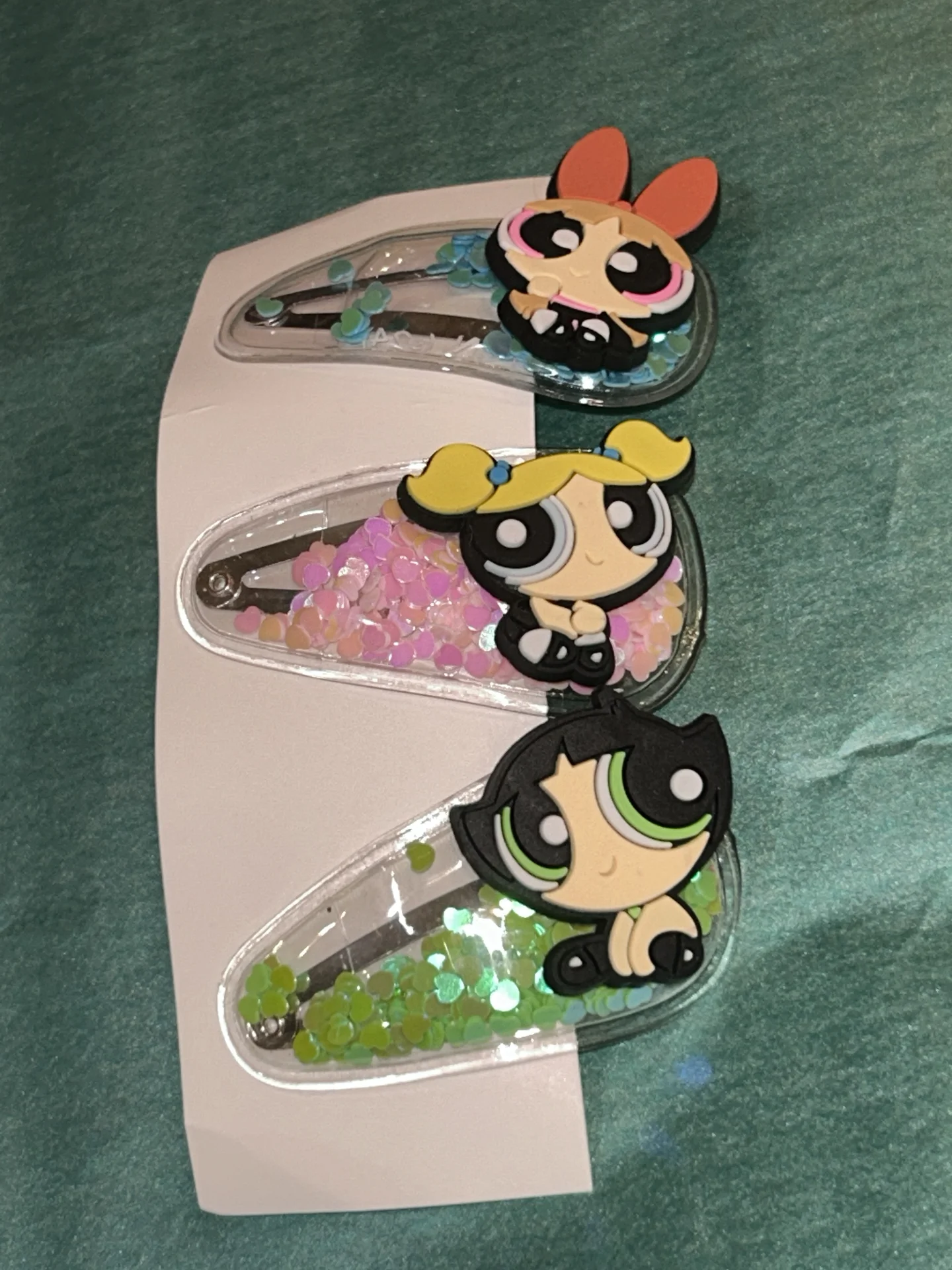 shein x powerpuff girls заколки - миниатюра 7