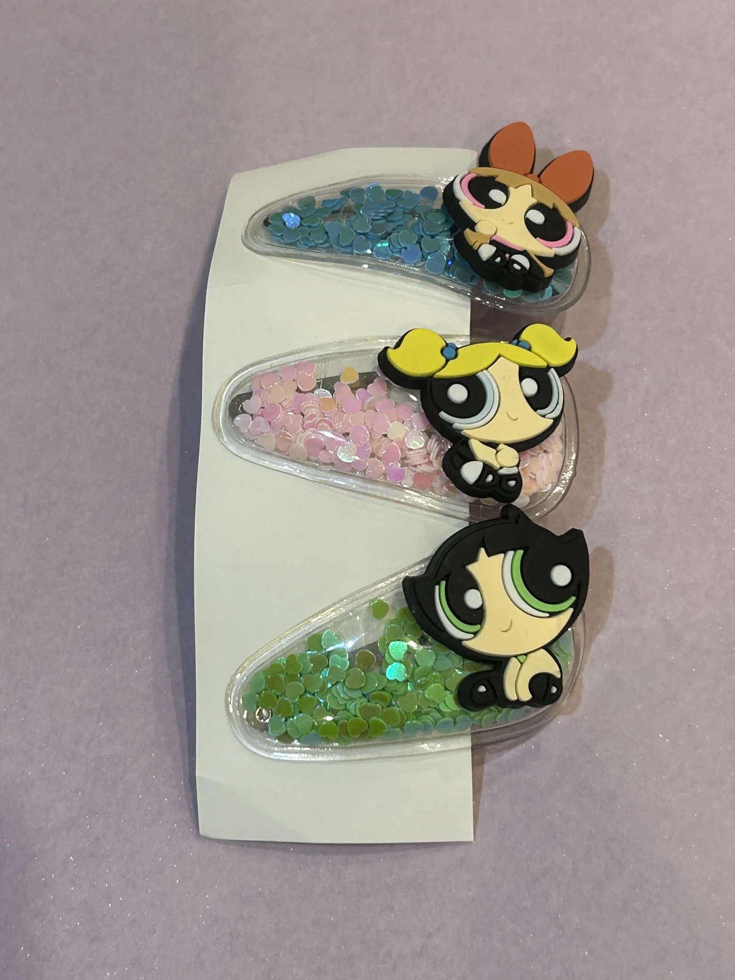 shein x powerpuff girls заколки - миниатюра 9