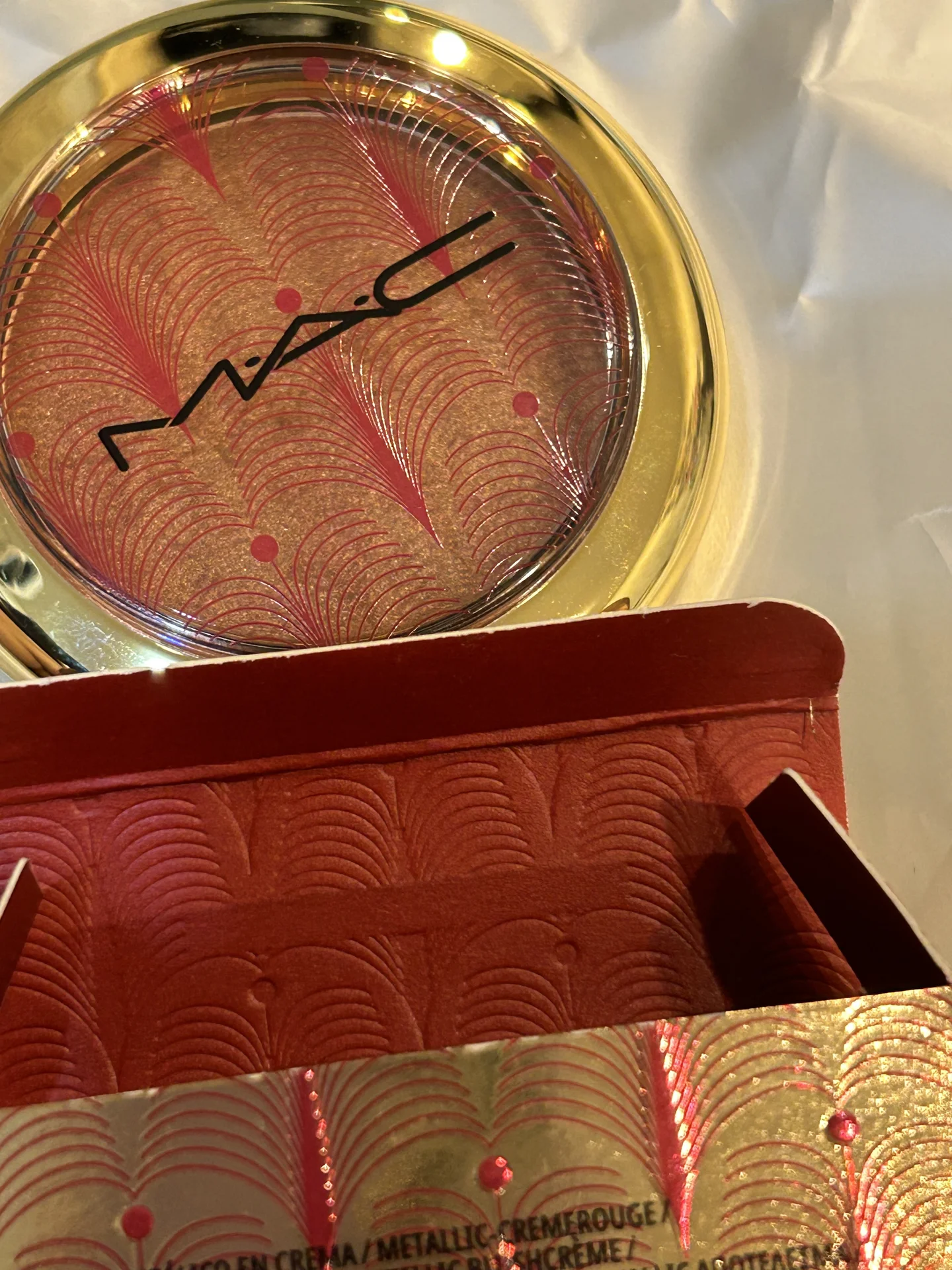 Румяна MAC skinfinish metallic cream - миниатюра 4