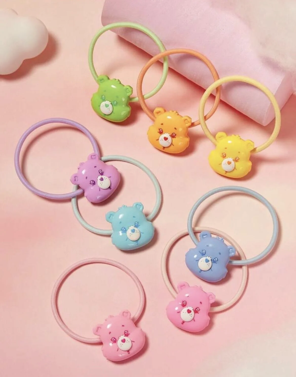 резинки для волос care bears x shein - миниатюра 2