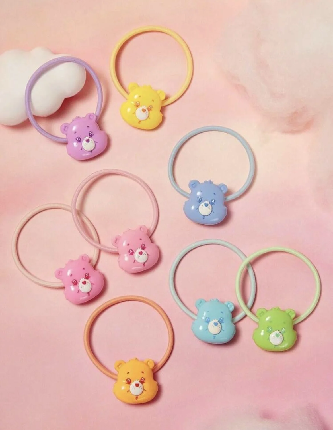 резинки для волос care bears x shein - миниатюра 5