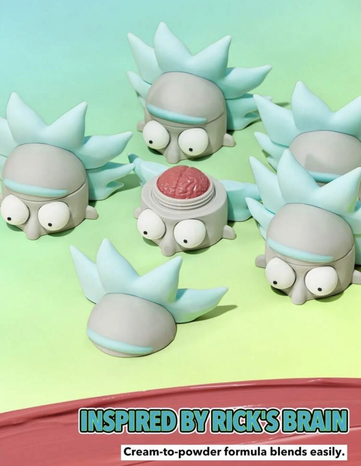 sheglam x rick and Morty румяна - миниатюра 2