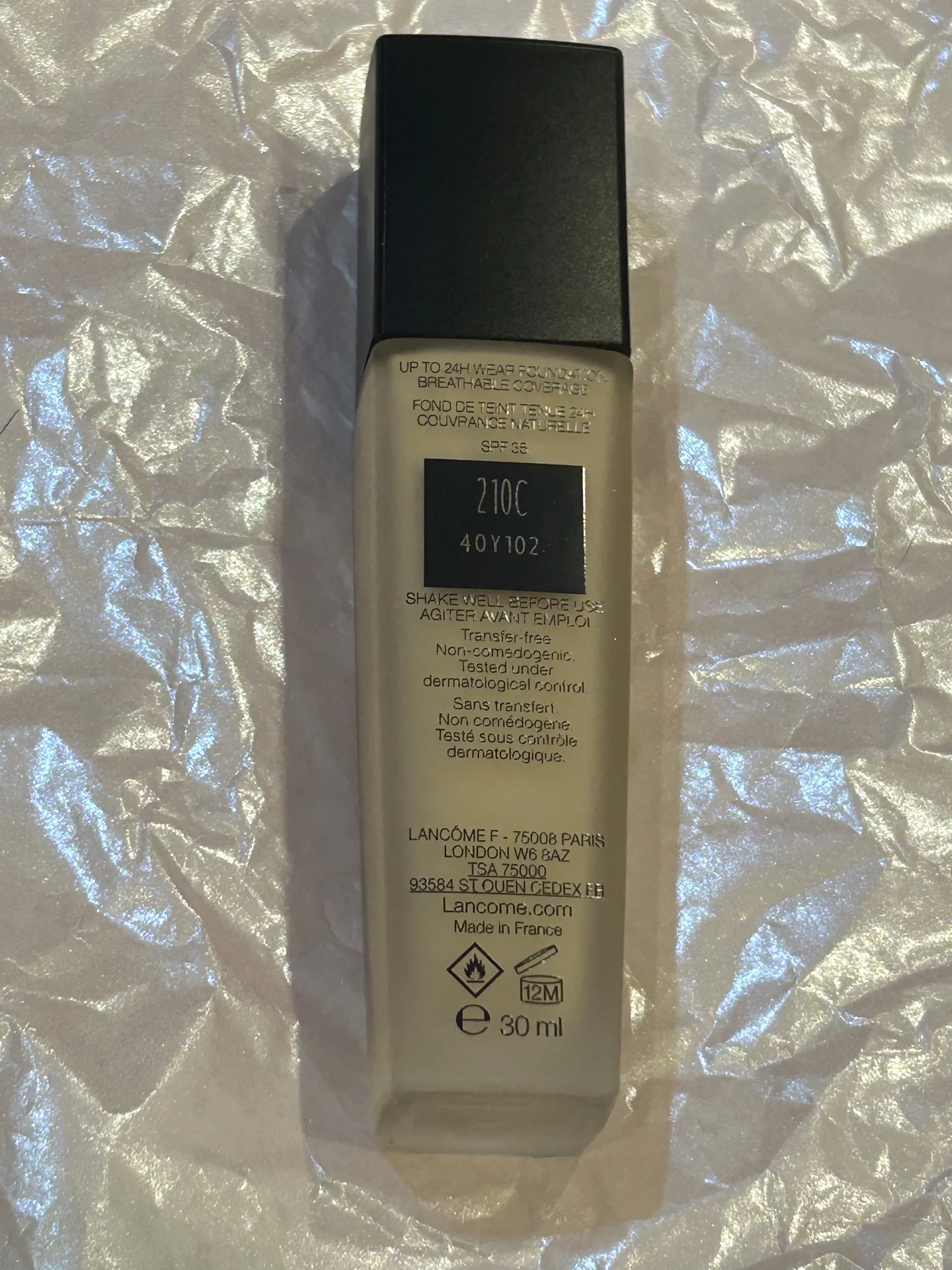 Lancôme Teint Idole Ultra Wear 210C Beige Porcelai - миниатюра 3