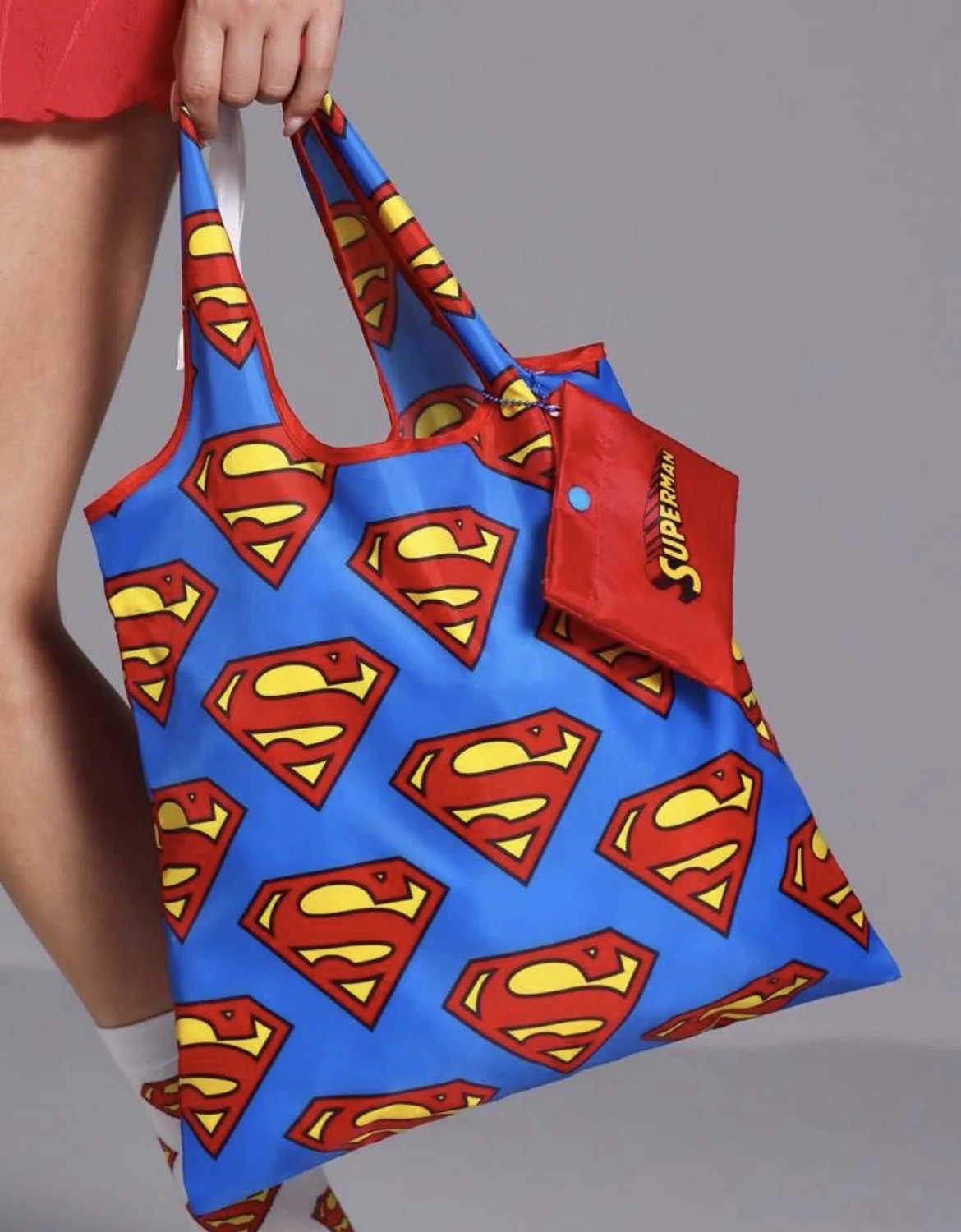 сумка-шоппер shein x superman - миниатюра 3