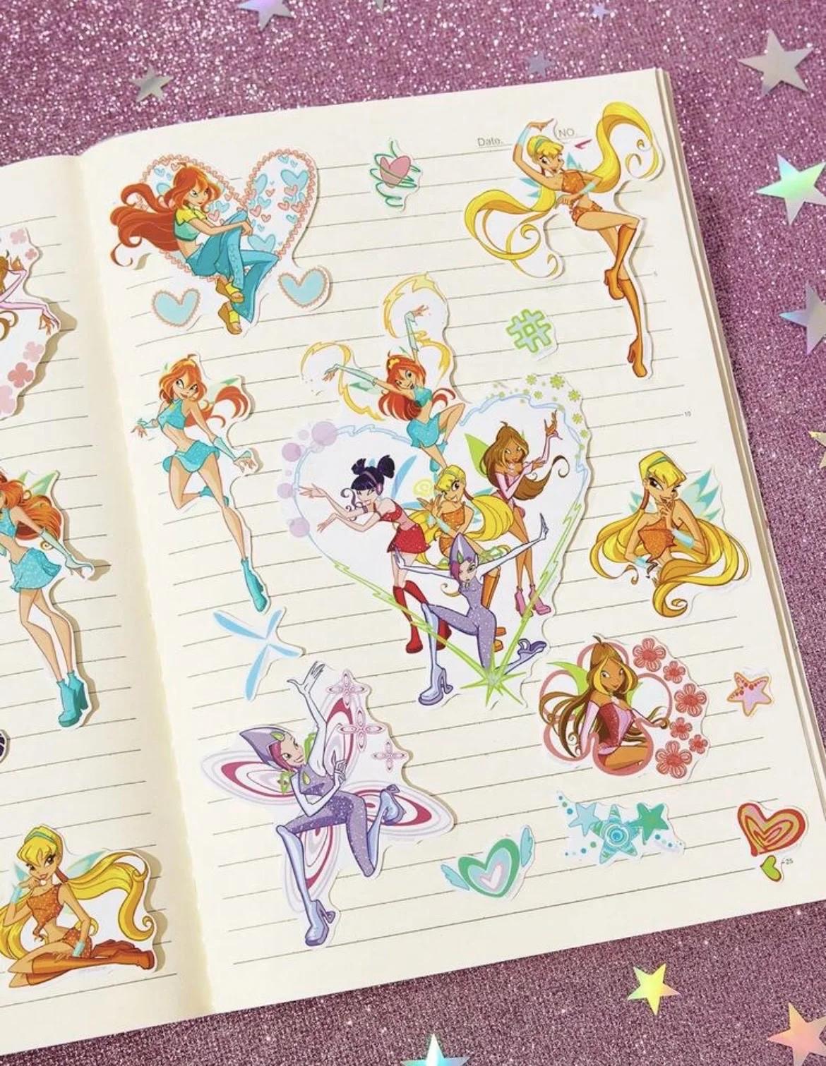 набор наклеек shein x winx - миниатюра 2