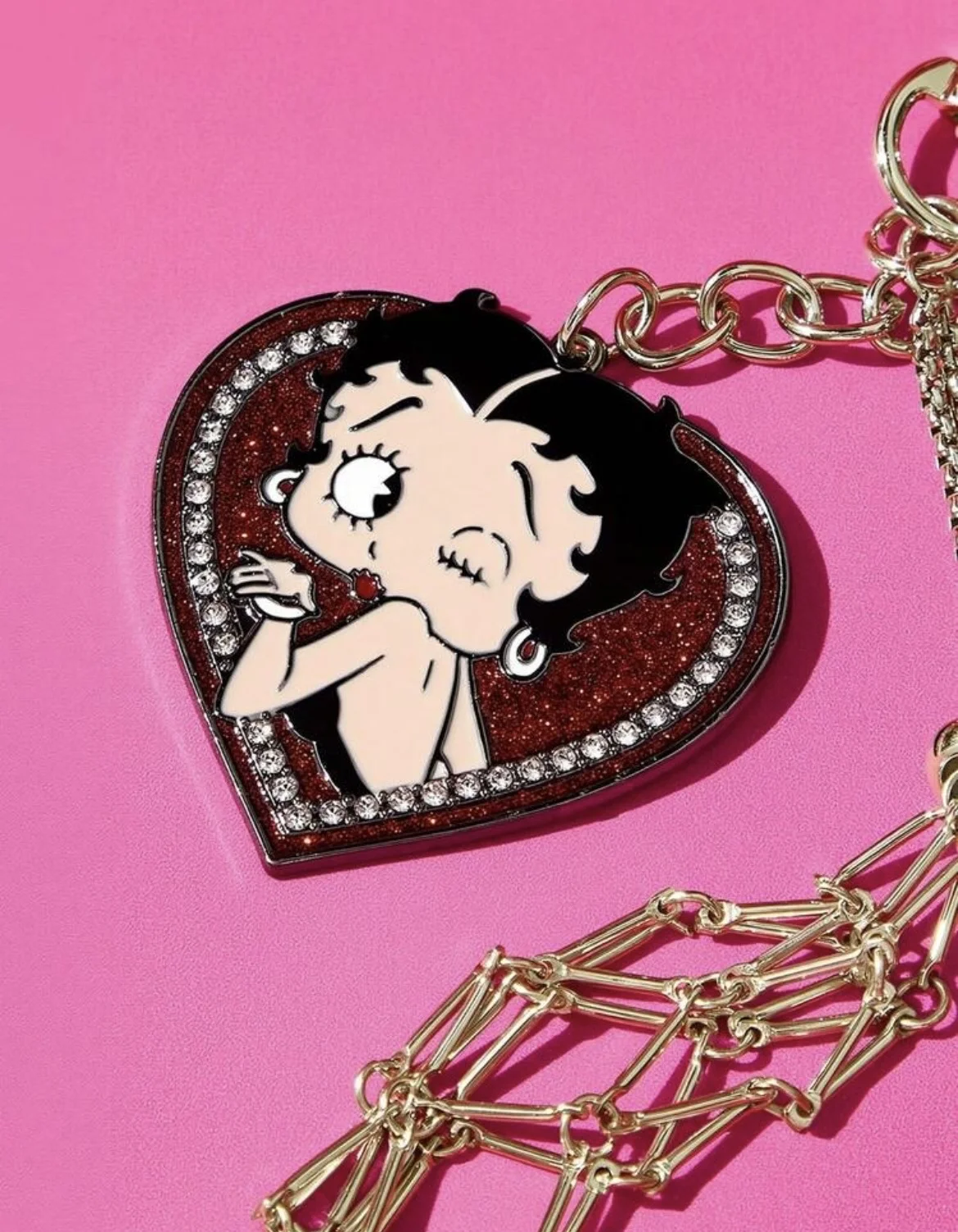 брелок кейс для помады shein x betty boop - миниатюра 2