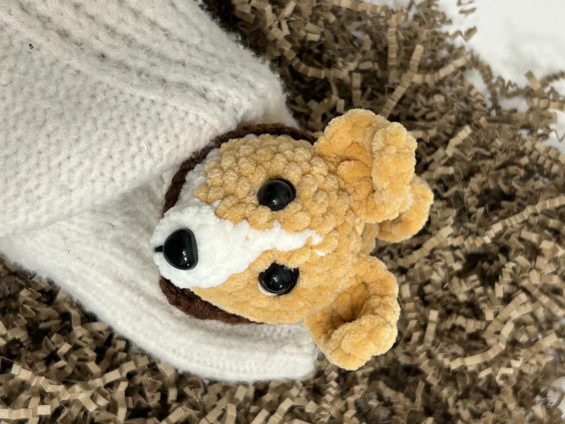 игрушка вязаная корги - миниатюра 4