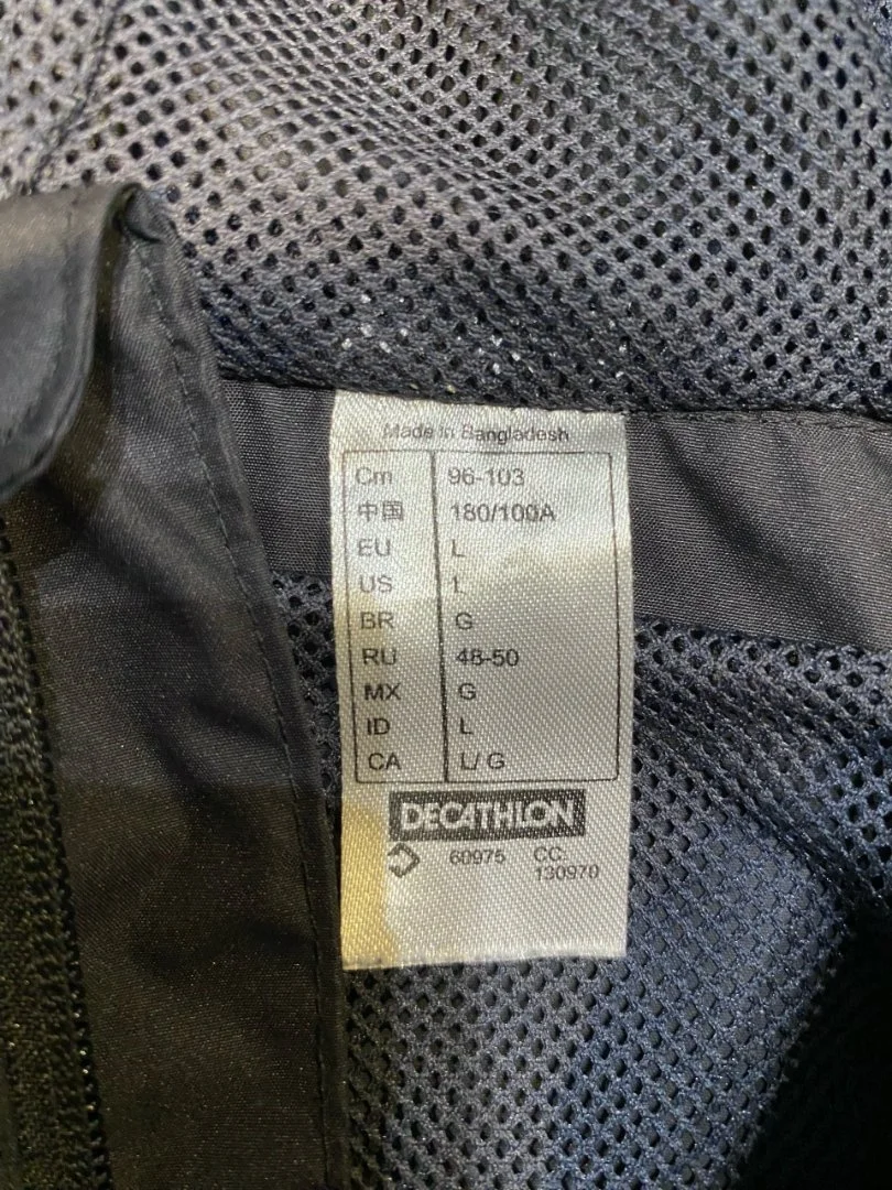 Спортивная куртка-ветровка Kipsta Decathlon, р. L, на капюшоне, ветрозащитная. - миниатюра 5