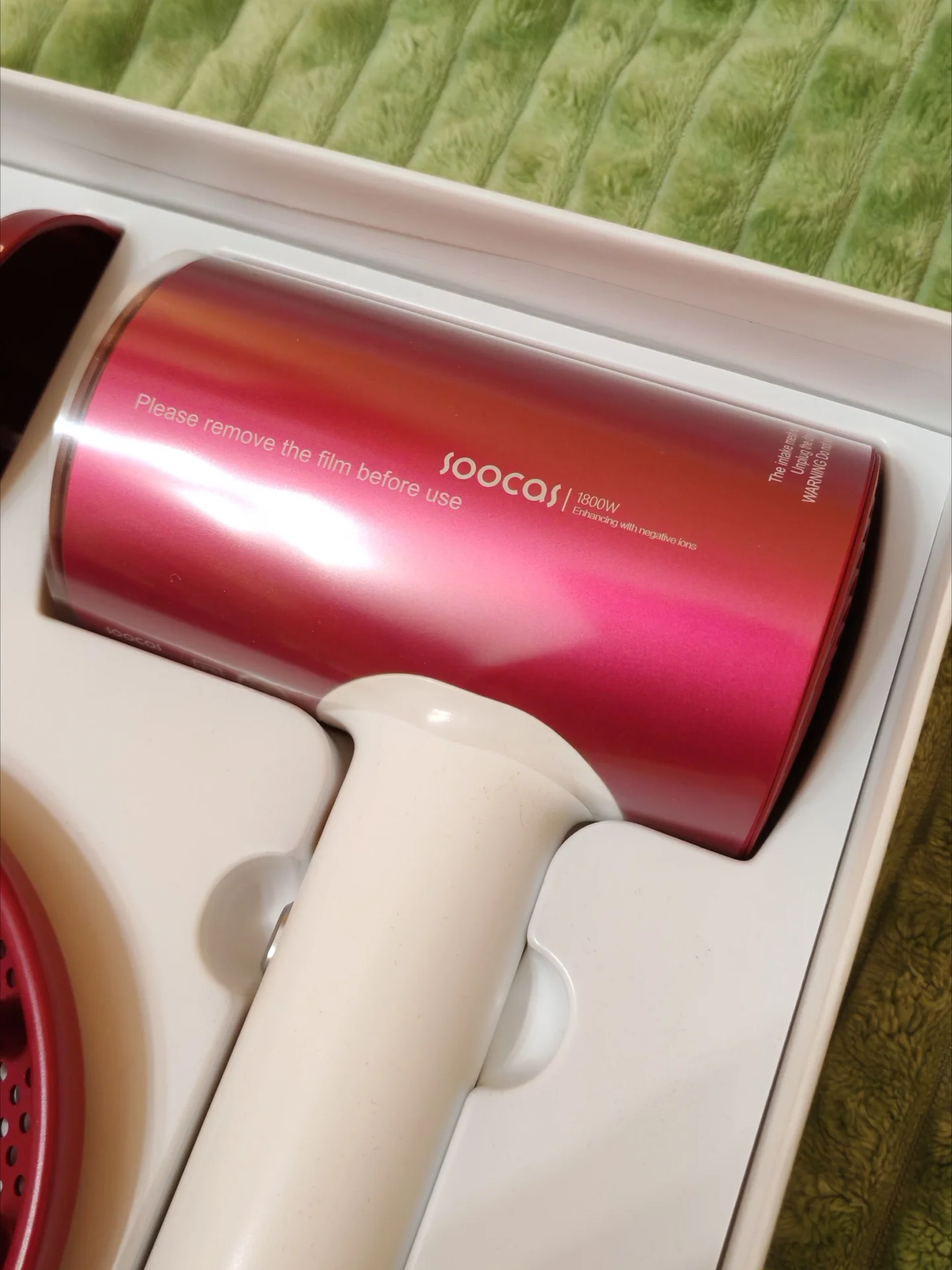 Фен xiaomi soocas h5 русская вилка - миниатюра 4