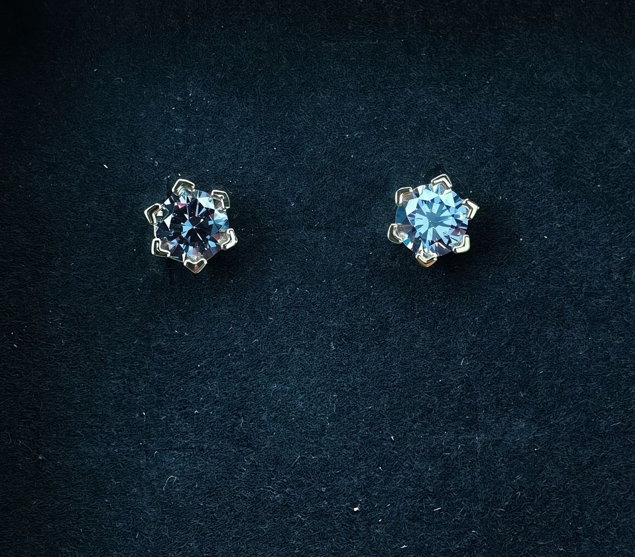 Серьги с александритом. 2ct. В серебре и позолоте. - миниатюра 5