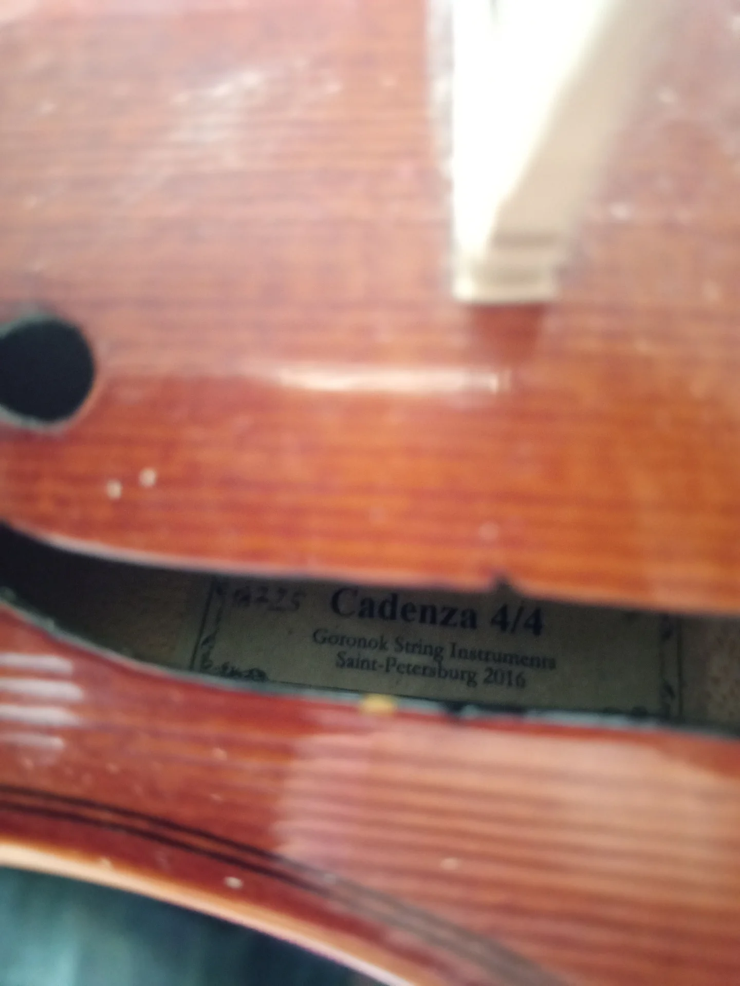 Скрипка Cadenza 4/4 - миниатюра 7