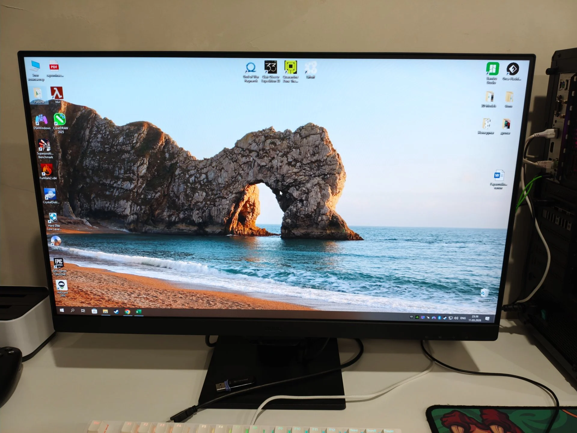 Новый монитор BenQ 27" FullHD 100Hz - миниатюра 2