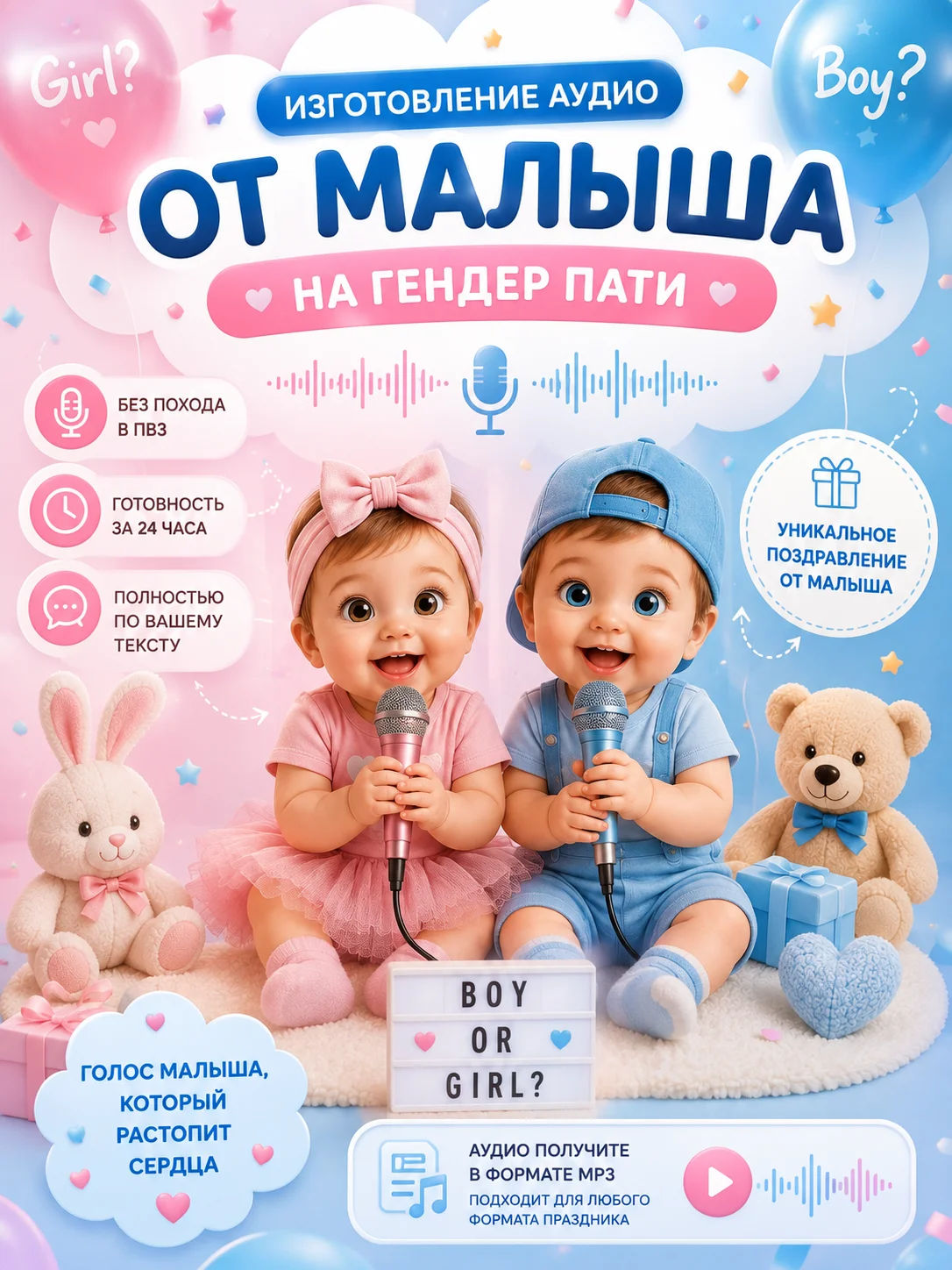 Аудио от малыша на гендер пати - изображение 1