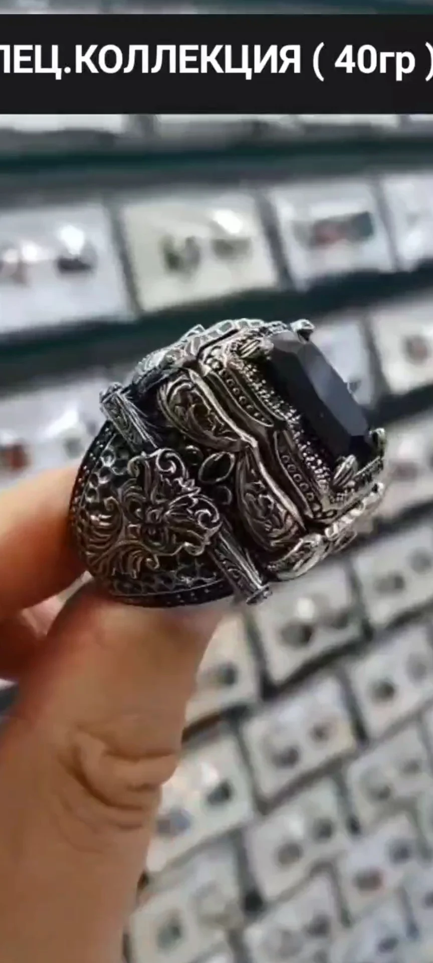 Перстень из серебра 925 пробы - миниатюра 3