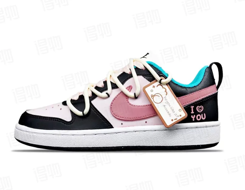 ​🔥 Nike Dunk Low «Pink Black Custom» — 100% Ориги
