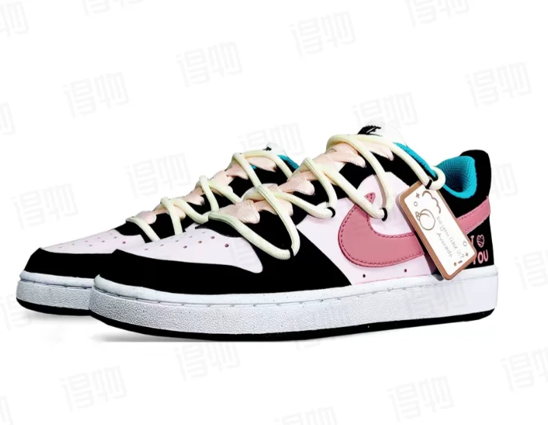 🔥 Nike Dunk Low «Pink Black Custom» — 100% Ориги - миниатюра 3